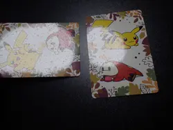 Pokemon Card Pronto Promo 2 SET Holo Prism Shining Pikachu Fuecoco #5963 EX - Image 2