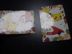 Pokemon Card Pronto Promo 2 SET Holo Prism Shining Pikachu Fuecoco #5964 EX - Image 2