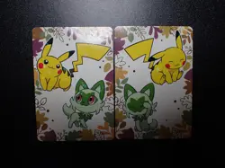 Pokemon Card Pronto Promo 2 SET Holo Pikachu Sprigatito #5969 EX - Image 1