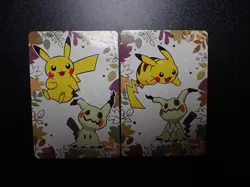 Pokemon Card Pronto Promo 2 SET Holo Shining Pikachu Mimikyu #5961 EX - Image 1