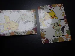 Pokemon Card Pronto Promo 2 SET Holo Shining Pikachu Mimikyu #5961 EX - Image 2