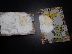 Pokemon Card Pronto Promo 2 SET Holo Shining Pikachu Mimikyu #5961 EX - Image 5