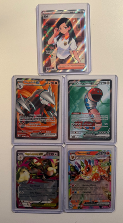 Pokemon Card Lot, EX Full Art and Trainer English, 5 Cards - Image 1