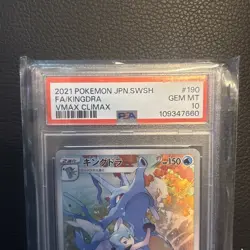PSA 10 Kingdra 2021 CHR VMAX Climax JAPANESE Pokemon Card 190/184 s8b - Image 2