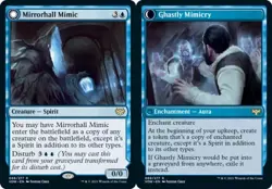Mirrorhall Mimic / Ghastly Mimicry MTG Magic the Gathering Card NM Near Mint VOW - Image 1