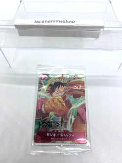 ONE PIECE Card Monkey D. Luffy P-080 Sealed Promo MOS BURGER JP - Image 3