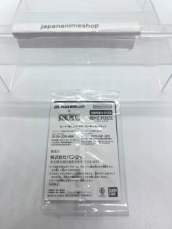 ONE PIECE Card Monkey D. Luffy P-080 Sealed Promo MOS BURGER JP - Image 4