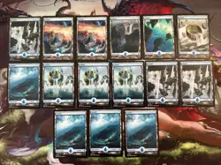 39x Full Art Island Basic Lands - LP/NM - Zendikar Version Lands - - Image 2