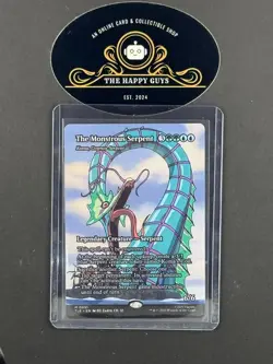 MTG The Monstrous Serpert (Borderless) #51 Avatar Eternal Legal - Image 1