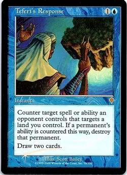 Teferi's Response FOIL English x1 Invasion mtg SP [FC] - Image 1