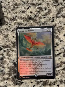 x1 Aang, Air Nomad - 210 - Foil R MTG Avatar: The Last Airbender: Eternal M/NM, - Image 1