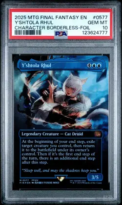 4777 Y'shtola Rhul 2025 Magic: The Gathering MTG Final Fantasy #0577 Foil PSA 10 - Image 1