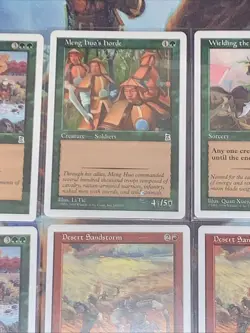 1999 MTG Portal Three Kingdoms English - 14 NM Green & Red Commons - Image 3