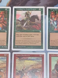 1999 MTG Portal Three Kingdoms English - 14 NM Green & Red Commons - Image 4