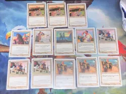 1999 MTG Portal Three Kingdoms English - 13 Near Mint White Commons - Image 1