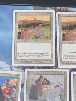 1999 MTG Portal Three Kingdoms English - 13 Near Mint White Commons - Image 2