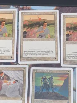 1999 MTG Portal Three Kingdoms English - 13 Near Mint White Commons - Image 3