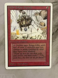 Goblin Balloon Brigade - LP- Magic the Gathering Unlimited Edition - Image 1