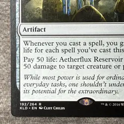 MTG Aetherflux Reservoir - Kaladesh (KLD) #192 Non-Foil NM Magic the Gathering - Image 4