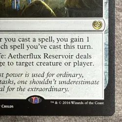 MTG Aetherflux Reservoir - Kaladesh (KLD) #192 Non-Foil NM Magic the Gathering - Image 5
