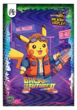 Back To The Future 2 #146 - Wave Holo - Electric Pikachu Cosplay - Pokemon - Image 1