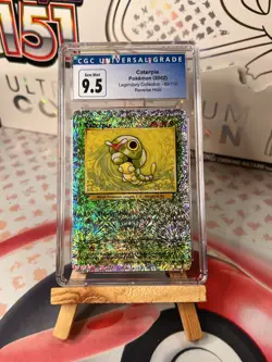 CGC 10 Caterpie Legendary Collection 69/110 Reverse Holo Pokemon Card psa - Image 1