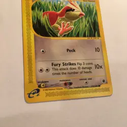 Vintage Pokemon TCG Pidgey 123/165 Expedition Non Holo NM Tomokazu Komiya Art - Image 2
