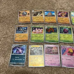 Pokemon 151 Reverse Holo Lot Of 30 Common/Uncommon Pokemon Cards 🔥 - Image 2