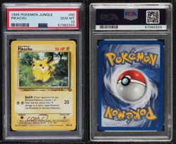 Pikachu Pokemon Jungle PSA 10 GEM MT 1999 - Image 3