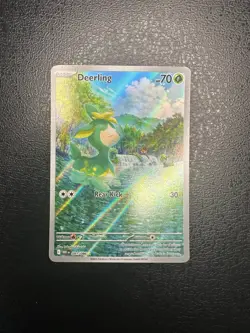 Pokemon 2025 TCG- Deerling 091/086 - Illustration Rare - White Flare - NM - Image 1