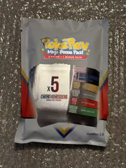 PokeRev Mystery Pack 3.0 Sealed 6 Pokemon Booster Packs 5+1 Bonus Pack - Image 1