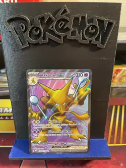Pokemon Alakazam EX Full-Art 188/165 S&V 151 NM (B) - Image 1