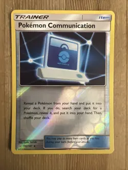 Pokemon Communication - 152/181 - Uncommon - Reverse Holo x1 - NM-Mint - SM Team - Image 1