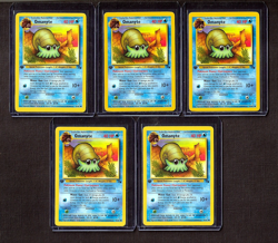 Pokemon OMANYTE LOT OF 5 1ST EDITION 52/62 Fossil Base Set Appear Never Played - Image 1
