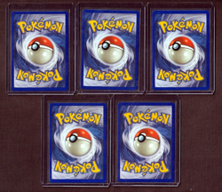 Pokemon OMANYTE LOT OF 5 1ST EDITION 52/62 Fossil Base Set Appear Never Played - Image 2