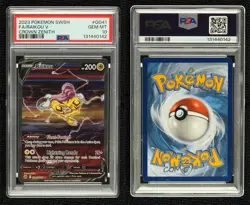 Full Art - Raikou V Pokemon Sword & Shield Crown Zenith Galarian Gallery PSA 10 - Image 3