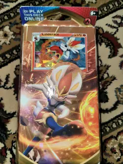 Pokemon: Sword and Shield Cinderace, Cracked Ice Holo, Theme Deck 820650806599 - Image 1