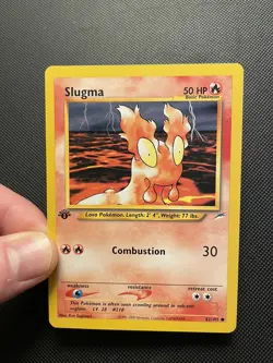 Slugma 82/105 1st Edition Common Neo Destiny Pokemon 2002 WOTC Vintage First - Image 4