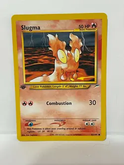 Pokemon First Edition Neo Destiny "Slugma" #82/105 - Image 1