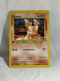 Pokemon TCG- Slugma 82/105 - 1ST EDITION COMMON - Image 1