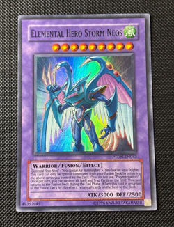 Yugioh - Elemental Hero Storm Neos (NM) - PTDN-EN043 - Super Rare - Image 1
