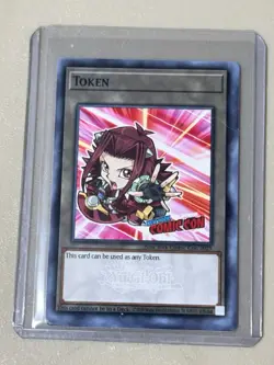 Yu-Gi-Oh! TCG BLACK ROSE Token Akiza NYCC 2025 Exclusive / EDISON TOKEN - Image 1