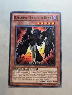 Yugioh Blackwing - Sirocco The Dawn TU07-EN018 1st Edition LP/MP - Image 1