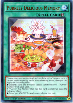 Purrely Delicious Memory - MP24-EN291 - Ultra Rare - 1st Edition Yugioh - Image 1