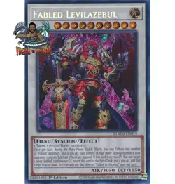 Yugioh! 1x Fabled Levilazebul BLMM-EN014 Secret Rare 1st Ed NM - Image 1