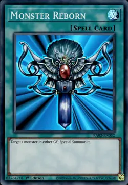 Monster Reborn - Super Rare 1st Edition RA03-EN052 - NM - YuGiOh - Image 1