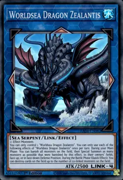 Worldsea Dragon Zealantis - Super Rare 1st Edition RA04-EN082 - NM - YuGiOh - Image 1