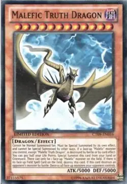 1x (LP) Malefic Truth Dragon - SP14-EN044 - Common - 1st Edition YuGiOh - Image 1