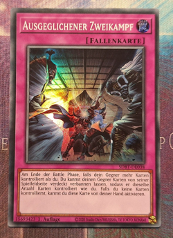 Ausgeglicher Zweikampf SDBT-DE038 Super Rare DEUTSCH 1.Auflage NM Yu-Gi-Oh! - Image 1