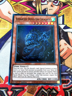Superancient Deepsea King Coelacanth maze-en036 1st Ed (NM) Super Rare Yu-Gi-Oh! - Image 1